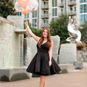 leena for Mac Duggal Women’s Black Party Dress Size 8